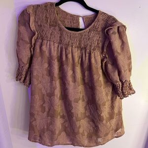 🤎women’s patterned blouse